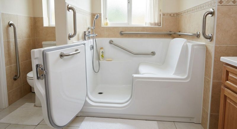 Elderly Bathtub Installation